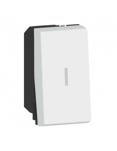 Interrupteur ou va-et-vient 20AX 250V~ Mosaic 1 module blanc LEGRAND 077060L