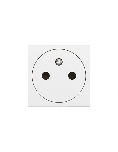 Prise 2P+T Surface Mosaic 2 modules avec connexion bornes automatiques blanc LEGRAND 077111L