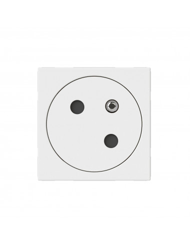 Prise 2P+T Surface Mosaic Link raccordement latéral 2 mod blanc antimicrobien LEGRAND 077158L