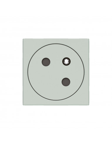 Prise de courant 2P+T Surface Mosaic Link raccordement latéral 2 modules gris LEGRAND 077197L
