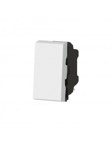 Interrupteur/va-et-vient 10AX 250V~ Mosaic Easy-Led 1 module blanc antimicrobien LEGRAND 078710L