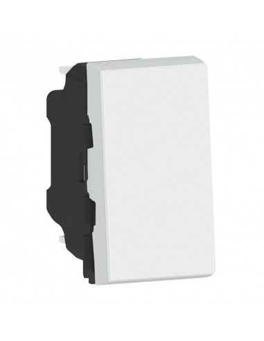 Interrupteur/va-et-vient 10AX 250V~ Mosaic Easy-Led 1 module blanc antimicrobien LEGRAND 078710L