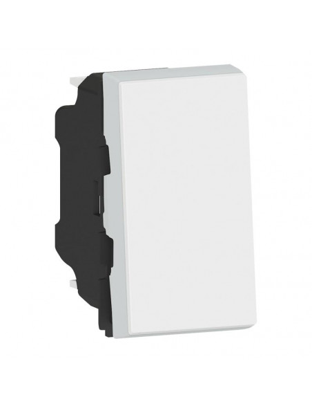Poussoir/poussoir inverseur Mosaic Easy-Led 6A 250V~ 1 mod blanc antimicrobien LEGRAND 078714L