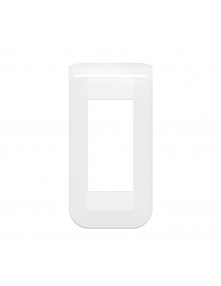 Plaque de finition Mosaic pour 1 module blanc LEGRAND 078801L