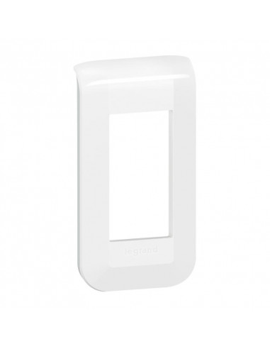 Plaque de finition Mosaic pour 1 module blanc LEGRAND 078801L