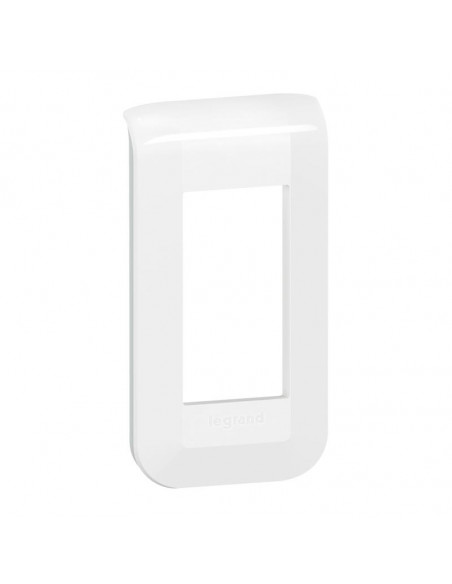 Plaque de finition Mosaic pour 1 module blanc LEGRAND 078801L
