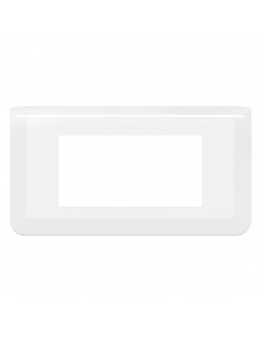 Plaque de finition horizontale Mosaic pour 4 modules blanc LEGRAND 078814L