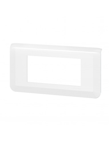 Plaque de finition horizontale Mosaic pour 4 modules blanc LEGRAND 078814L