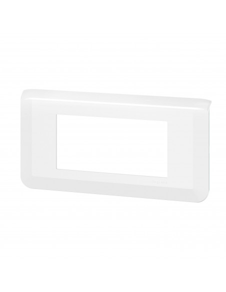 Plaque de finition horizontale Mosaic pour 4 modules blanc LEGRAND 078814L