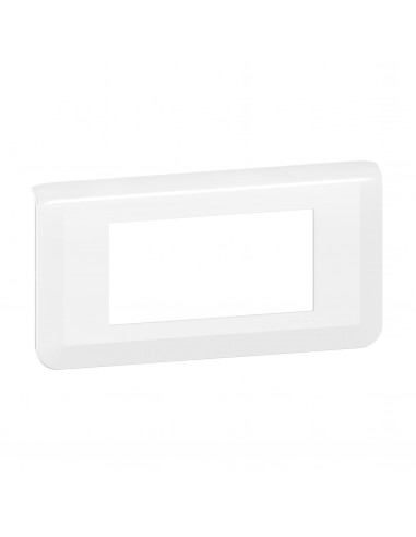 Plaque de finition horizontale Mosaic pour 4 modules blanc LEGRAND 078814L