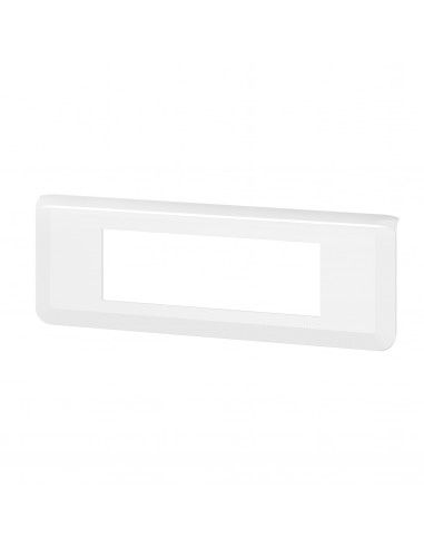 Plaque de finition horizontale Mosaic pour 6 modules blanc LEGRAND 078816L