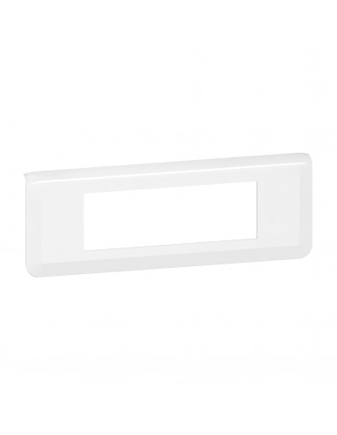 Plaque de finition horizontale Mosaic pour 6 modules blanc LEGRAND 078816L