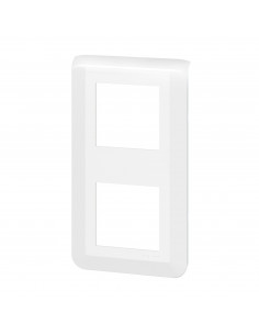 Plaque de finition verticale Mosaic pour 2x2 modules blanc LEGRAND 078822L 2