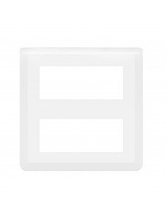 Plaque de finition Mosaic pour 2x5 modules blanc LEGRAND 078830L
