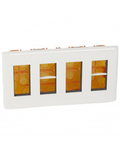 Kit poste de travail encastré Mosaic pour 4x4 modules LEGRAND 078874L
