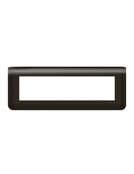 Plaque de finition horizontale Mosaic pour 8 modules noir mat LEGRAND 079058L