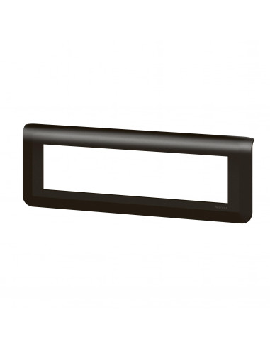 Plaque de finition horizontale Mosaic pour 8 modules noir mat LEGRAND 079058L