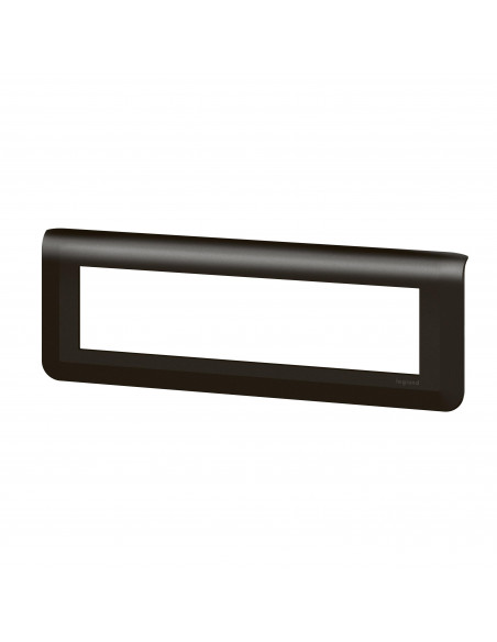 Plaque de finition horizontale Mosaic pour 8 modules noir mat LEGRAND 079058L