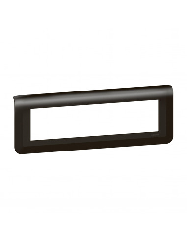 Plaque de finition horizontale Mosaic pour 8 modules noir mat LEGRAND 079058L