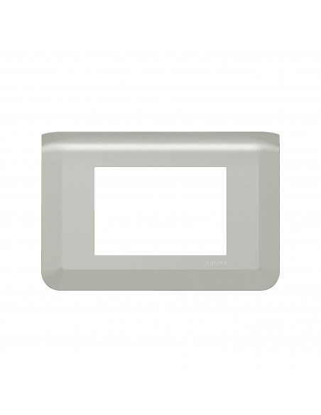 Plaque de finition Mosaic pour 3 modules alu LEGRAND 079303L