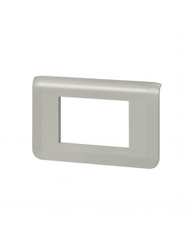 Plaque de finition Mosaic pour 3 modules alu LEGRAND 079303L