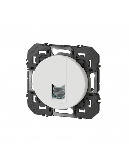 Prise RJ45 cat6 STP blindée dooxie finition blanc sachet LEGRAND 095225