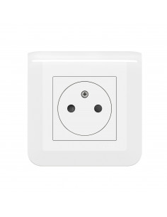 Prise de courant Surface Mosaic blanc avec plaque LEGRAND 099204