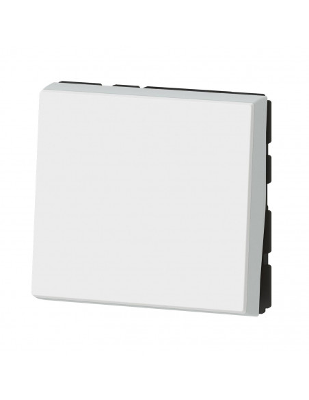 Poussoir Mosaic Easy-Led 6A 2 modules blanc LEGRAND 099411