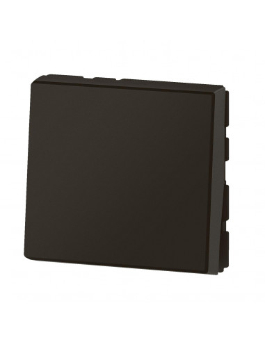 Interrupteur ou va-et-vient Mosaic Easy-Led 10A 2 modules noir mat LEGRAND 099441