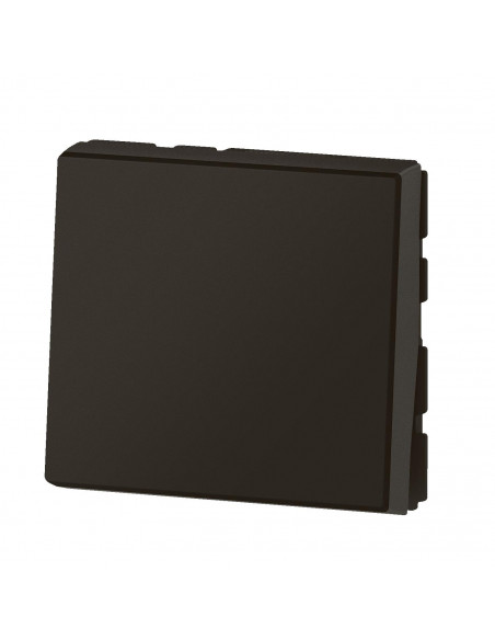 Interrupteur ou va-et-vient Mosaic Easy-Led 10A 2 modules noir mat LEGRAND 099441