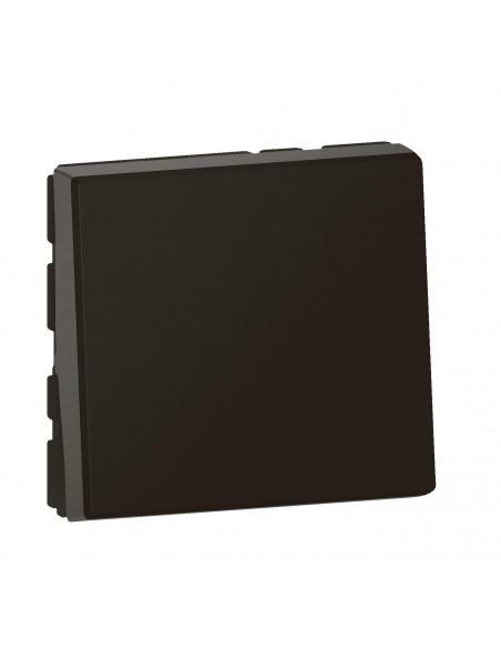 Interrupteur ou va-et-vient Mosaic Easy-Led 10A 2 modules noir mat LEGRAND 099441