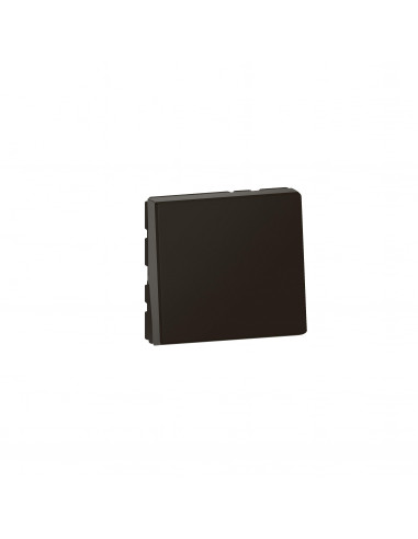 Interrupteur ou va-et-vient lumineux voyant Mosaic Easy-Led 10A 2 modules noir LEGRAND 099445