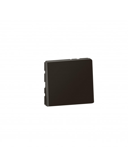 Interrupteur ou va-et-vient lumineux voyant Mosaic Easy-Led 10A 2 modules noir LEGRAND 099445