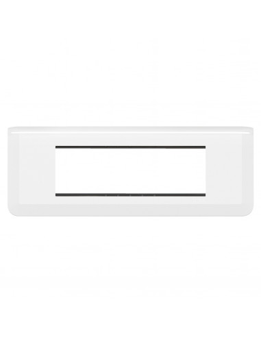 Plaque Mosaic avec support pour 6 modules montage horizontal blanc LEGRAND 099478