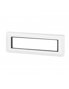Plaque Mosaic avec support pour 8 modules montage horizontal blanc LEGRAND 099479 2