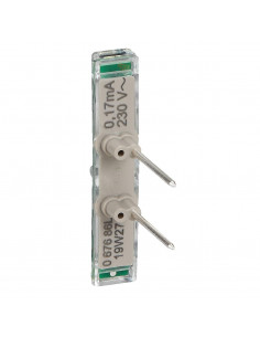 Voyant lumineux Mosaic Easy-Led 230V avec repère gris LEGRAND 099492