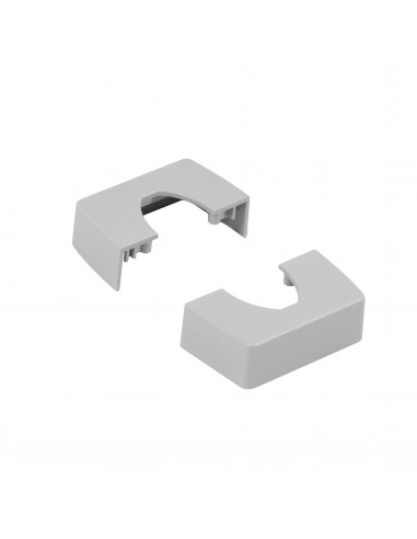 Chapeau compatible OVALINE pour colonnette 1 compartiment CV45 Gris LEGRAND 980974