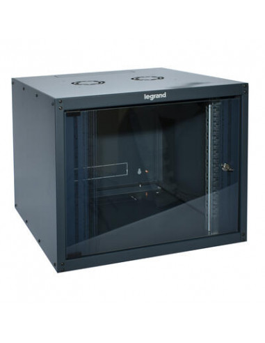 Coffret fixe 19 pouces livré monté Linkeo capacité 15U 759 x 600 x 600mm LEGRAND 646213
