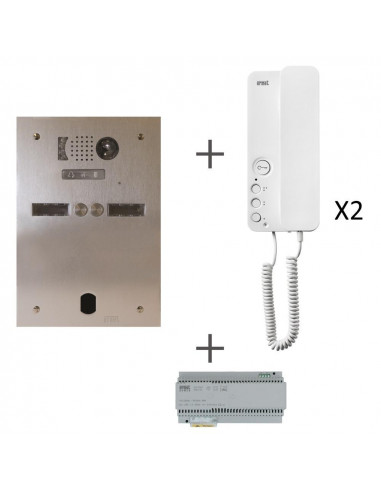 Kit Audio 2R 2Bp 2 Voice Programmé URMET KA83/202