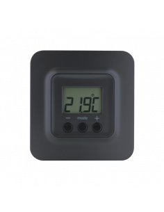 Sonde température afficheur température d'ambiance gris anthracite mate TYBOX 5101 BK DELTA DORE 6300052