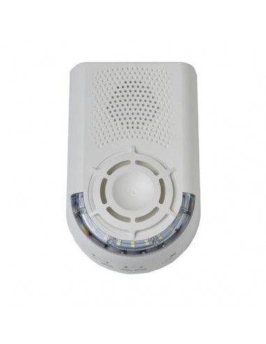 Alarme Incendie de Type 2B Diffuseur Sonore BAAS Type Sa Mes.Parlé avec Flash KAUFEL 532116