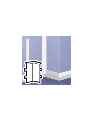 Angle intérieur variable pour moulure DLPlus 75x20mm blanc LEGRAND 030301