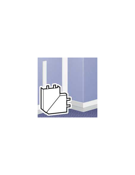 Angle plat variable pour moulure DLPlus 60x20mm blanc LEGRAND 030293
