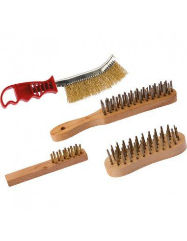 BROSSE FIL ACIER (LOT DE 4 ) SCID