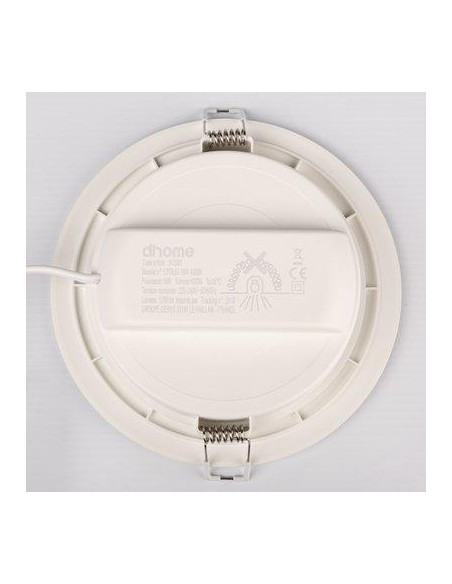 Spot encastré LUMOS 16W D.165mm 4000K IP20 DHOME EPDL60/EU
