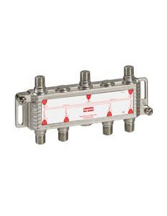 Répartiteur télévision 6 sorties type F de 0MHz à 2400MHz LEGRAND 073983