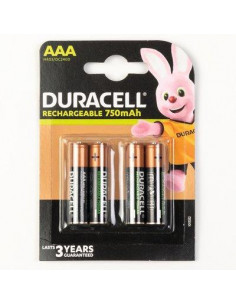 PILES DURA RCR 3A AAAX4 750MAH Duracell 5000394090231 2