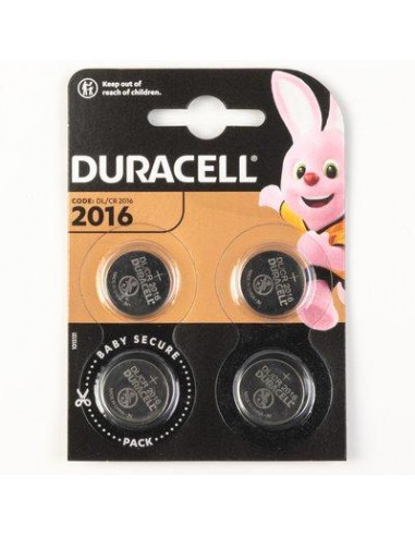 PILES DURACELL SPE 2016 X4 Duracell 5000394119314