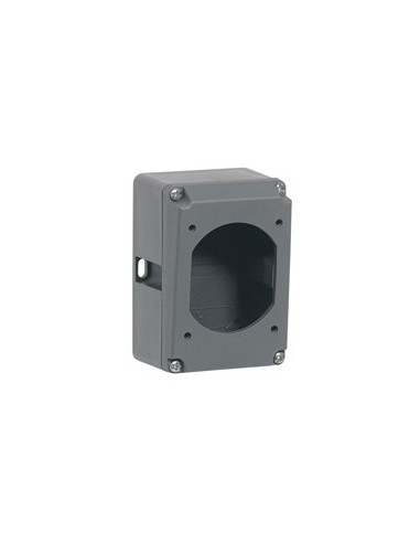 Boîtier réversible simple Hypra pour prise 3P+T et 3P+N+T IP44 et IP66/67-55 16A plastique LEGRAND 052229