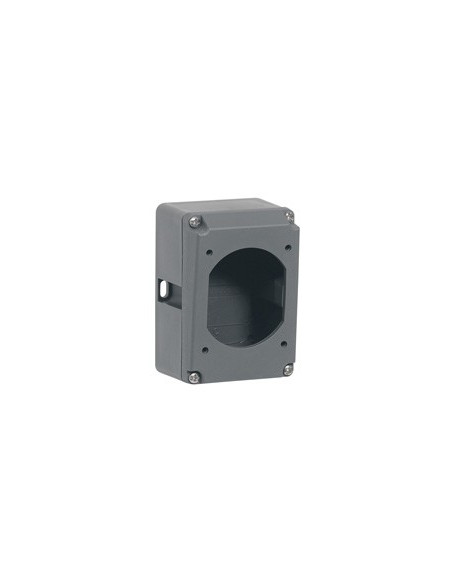 Boîtier réversible simple Hypra pour prise 2P+T IP44 et IP66/67-55 16A plastique LEGRAND 052029